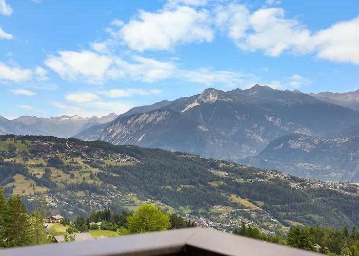 公寓 Mars 501 Sur La Place Du Village A Avec Vue Sur Les Alpes