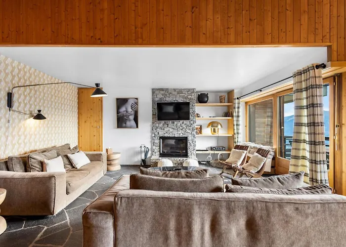 Apartmán Mars 501 Sur La Place Du Village A Avec Vue Sur Les Alpes *